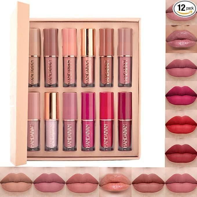 Velvet Matte Liquid Lipstick Set of 12