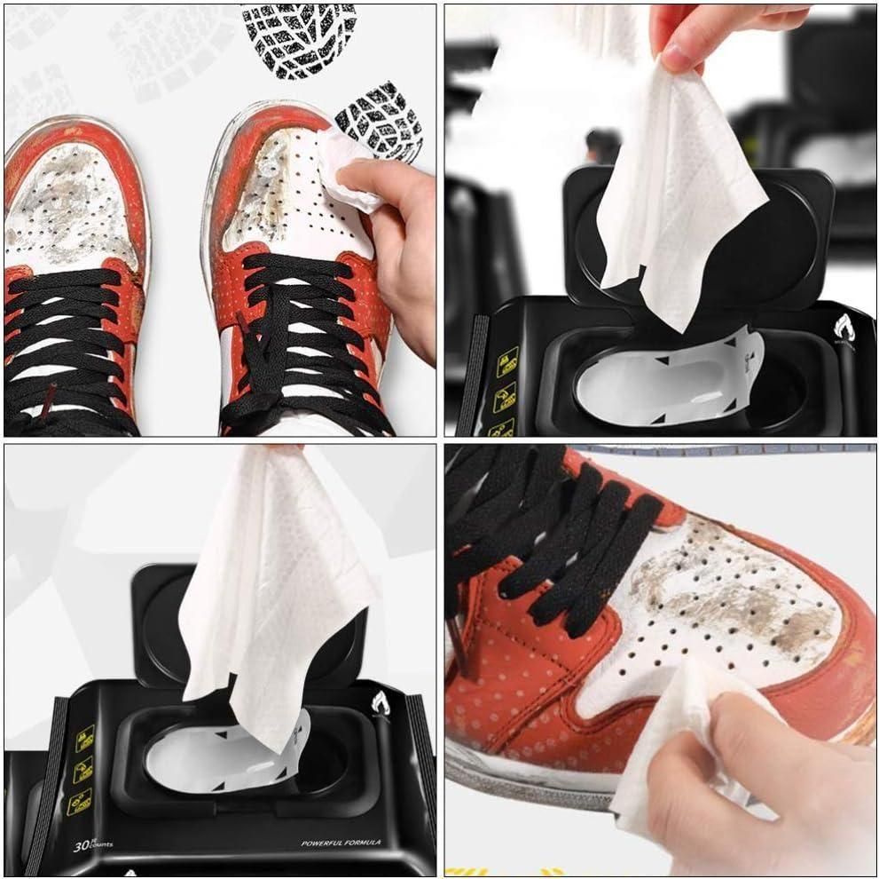 Natural Sneaker & Shoe Cleaner Wipes - 1 Pack of 80