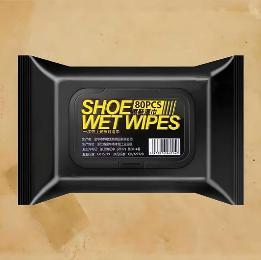 Natural Sneaker & Shoe Cleaner Wipes - 1 Pack of 80