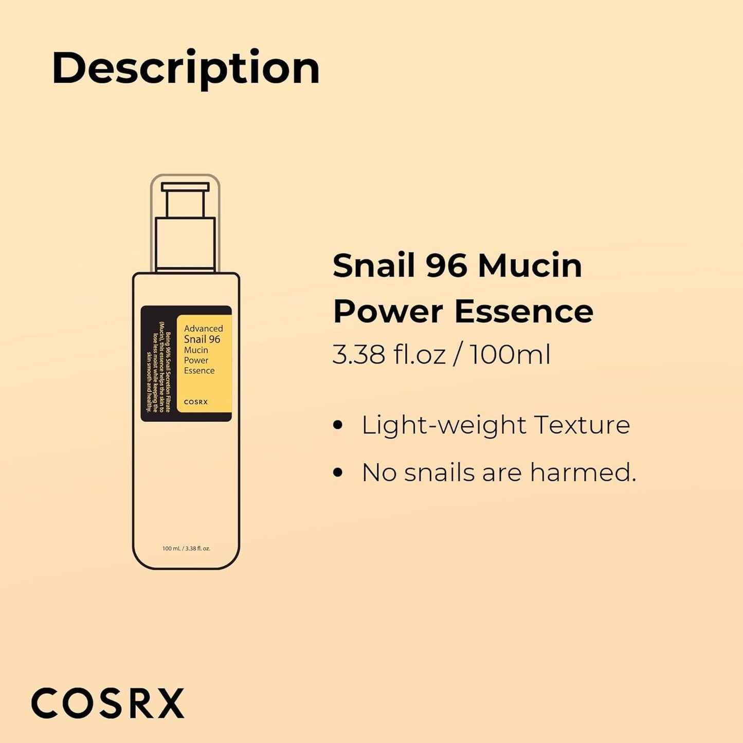 Snail 96 Mucin Power Essence 100 ML Each (Pack of 2)