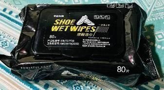 Natural Sneaker & Shoe Cleaner Wipes - 1 Pack of 80